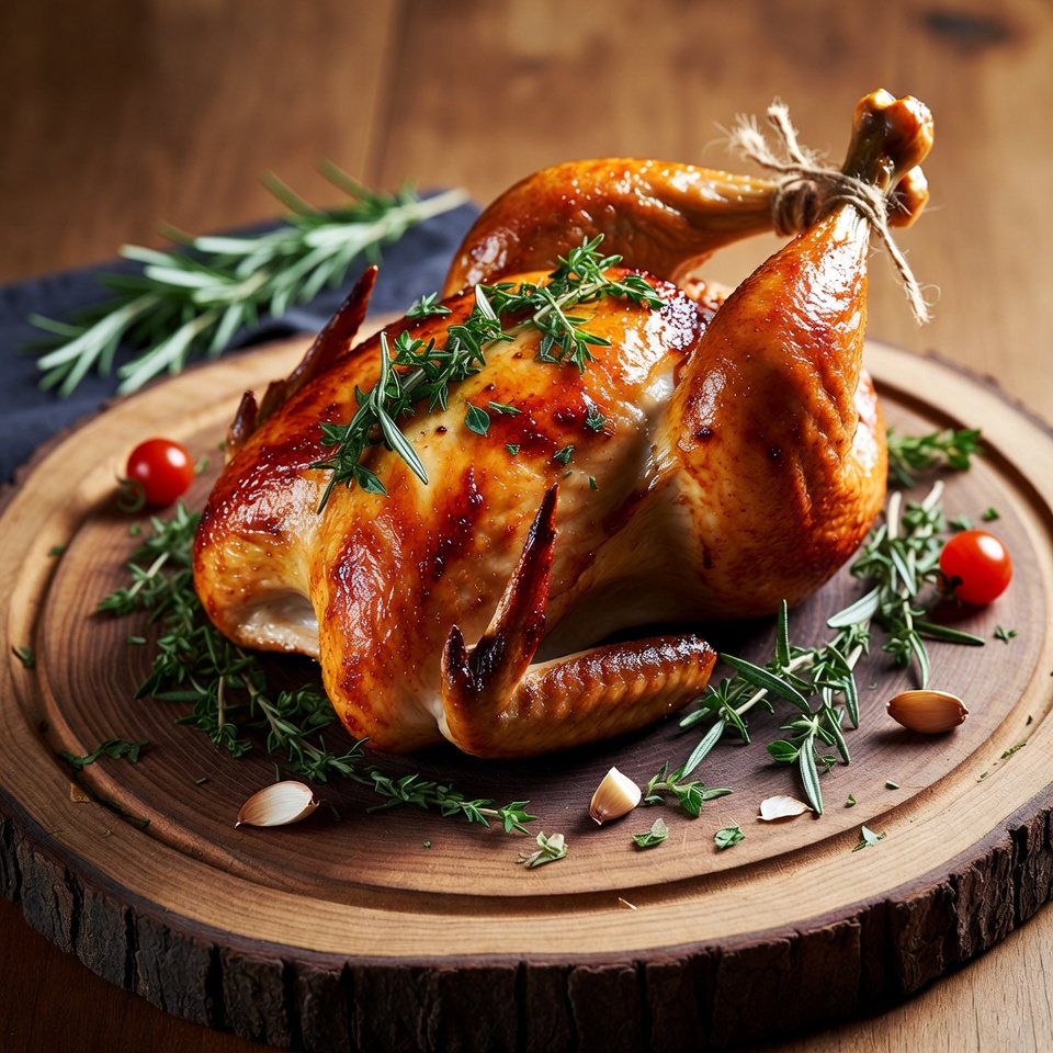Kurczak pieczony w ziołach Kurczak pieczony w ziołach