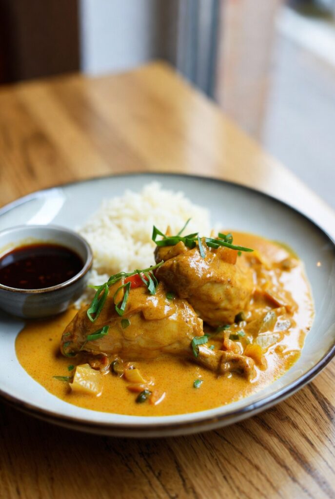 Kurczak w sosie curry