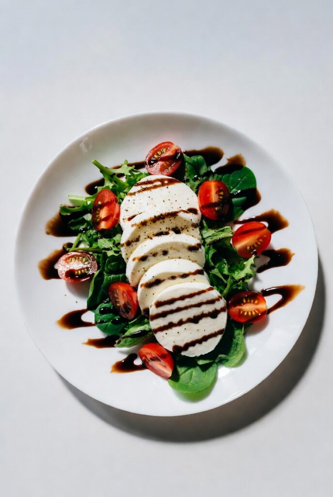 Sałatka z mozzarellą Sałatka z mozzarellą